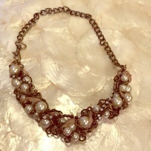 Pearl statement necklace
